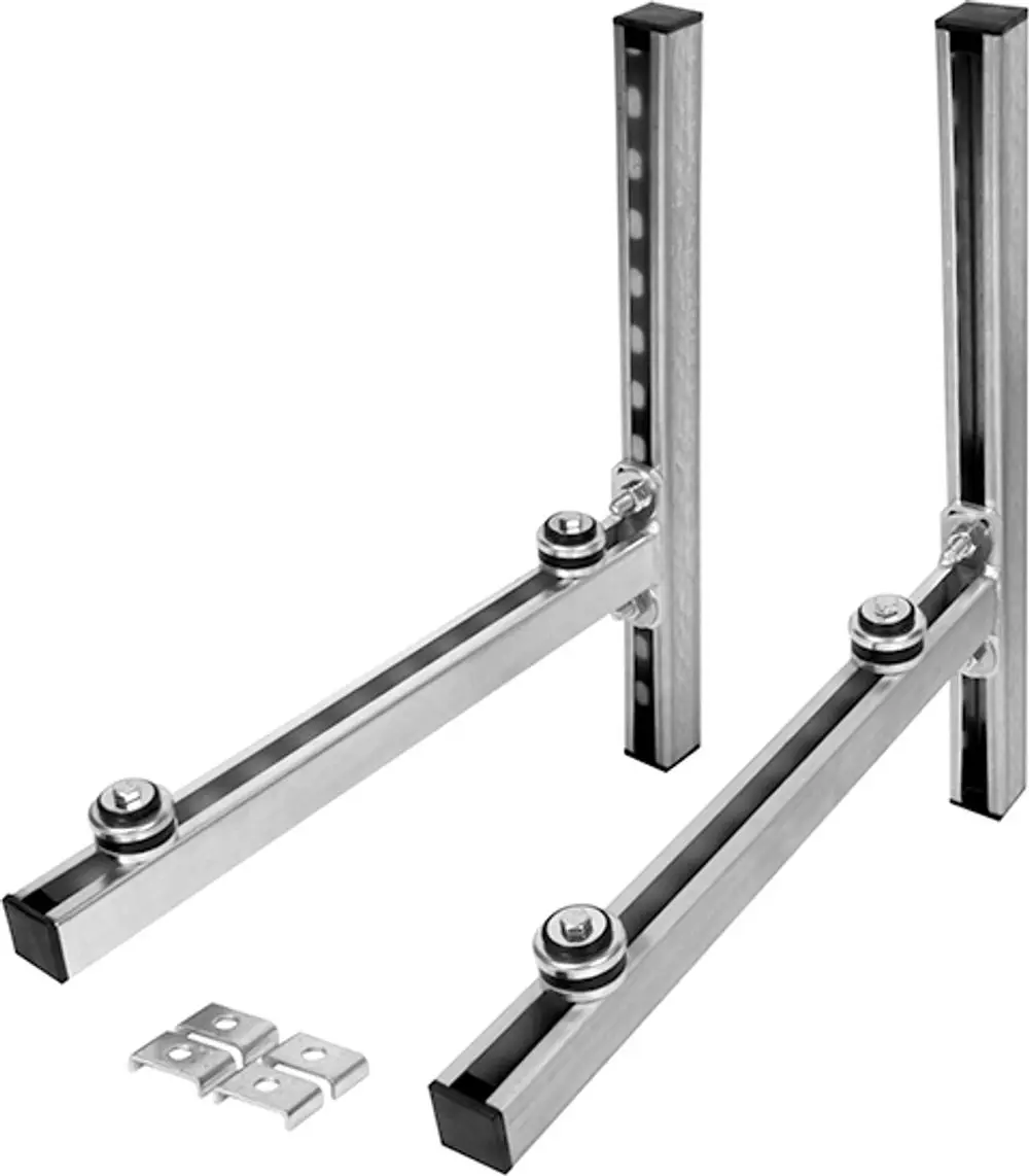 Wandkonsole aus Metall für die Montage von Wärmepumpen-Außengeräten. Stabiler Aufbau mit Halterungen, geeignet für Geräte im Leistungsbereich von Daikin.